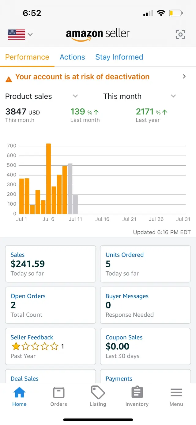 Gabe result screenshot